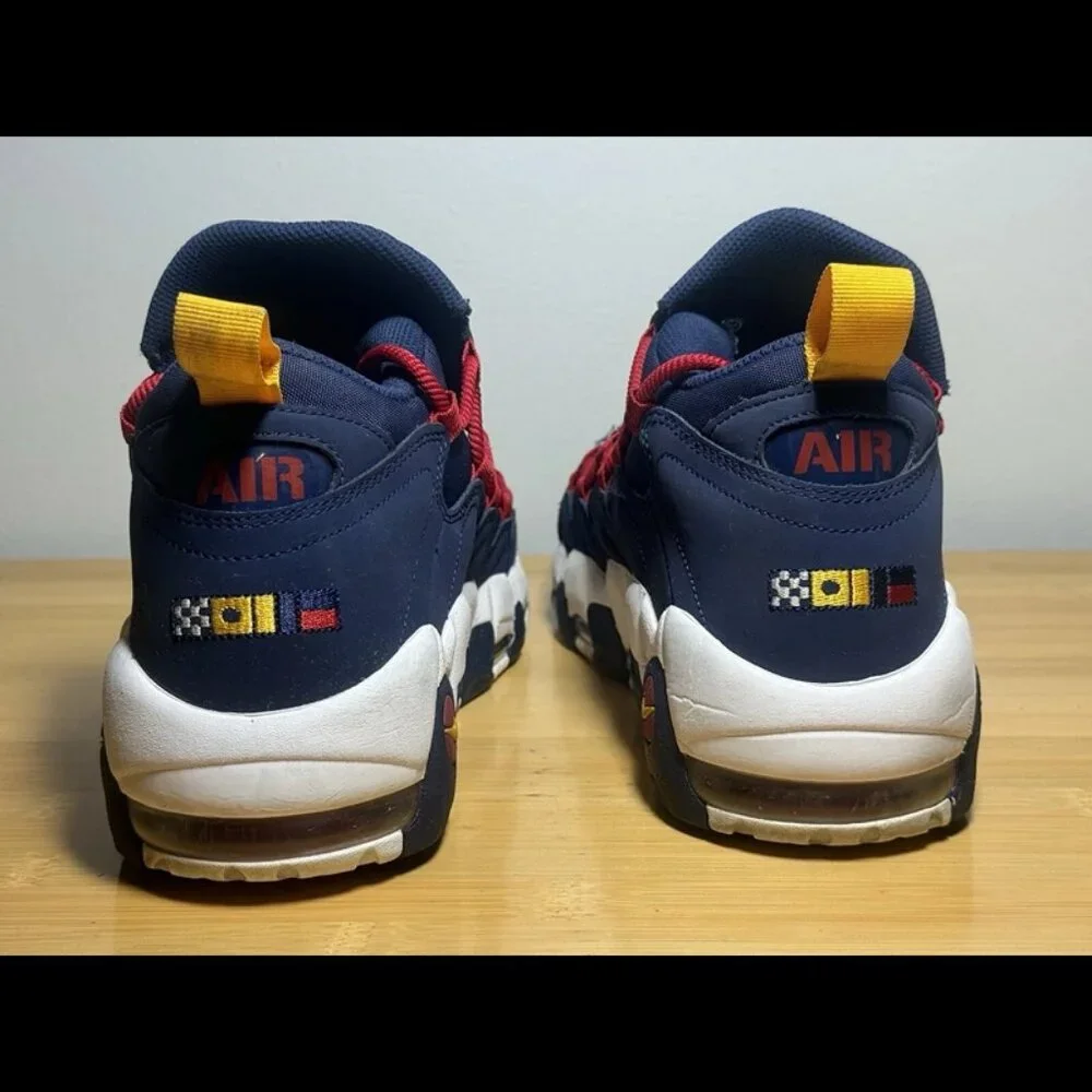 Size 12 - Nike Air More Money Nautical Redux‎ AR5396-400 Midnight Navy Men's